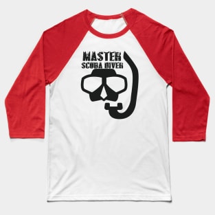 Master Scuba Diver Simple Baseball T-Shirt